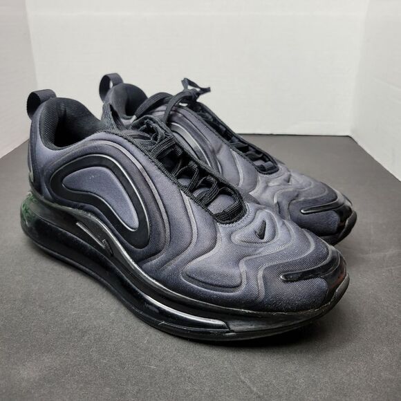 Nike Air Max 720 Black Mesh  AO2924-015 Women's Sneaker Shoes size 5 - Picture 1 of 10